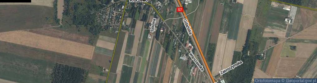 Zdjęcie satelitarne Szkolna ul.