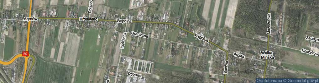 Zdjęcie satelitarne Szafirowa ul.