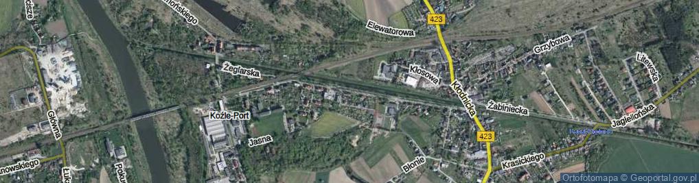 Zdjęcie satelitarne Szymanowskiego Karola ul.