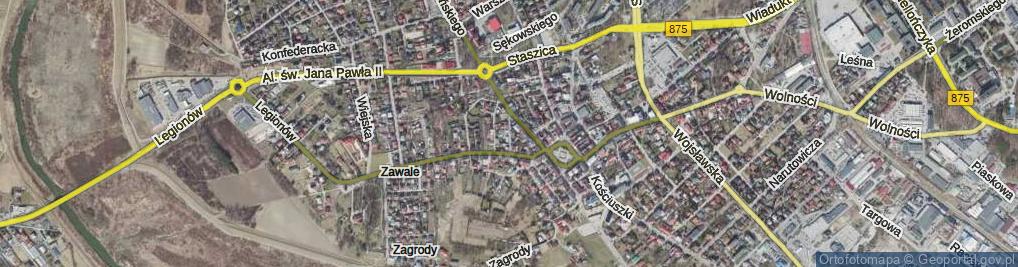 Zdjęcie satelitarne Szalay Groele Walerii ul.