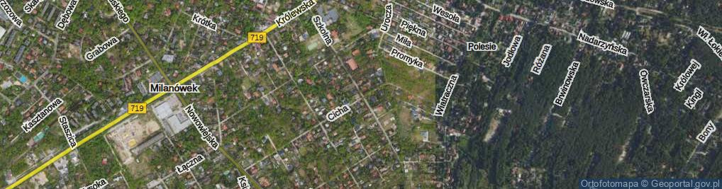 Zdjęcie satelitarne Szkolna ul.