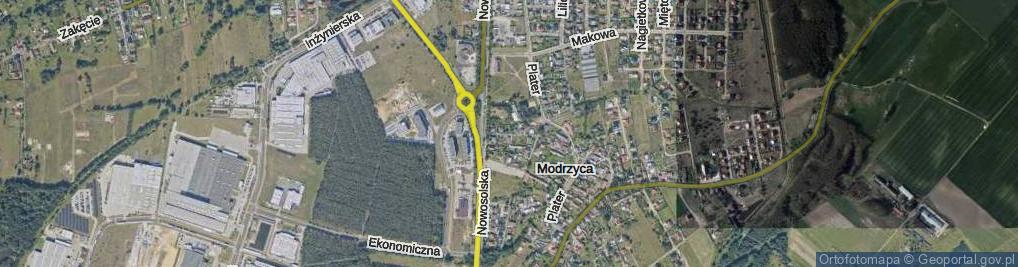 Zdjęcie satelitarne Szkolna ul.