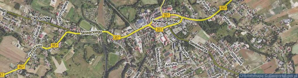 Zdjęcie satelitarne Szkolna ul.