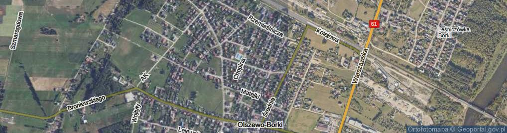 Zdjęcie satelitarne Szymanowskiego Karola ul.