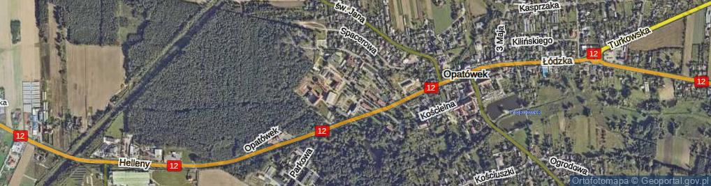 Zdjęcie satelitarne Szkolna ul.