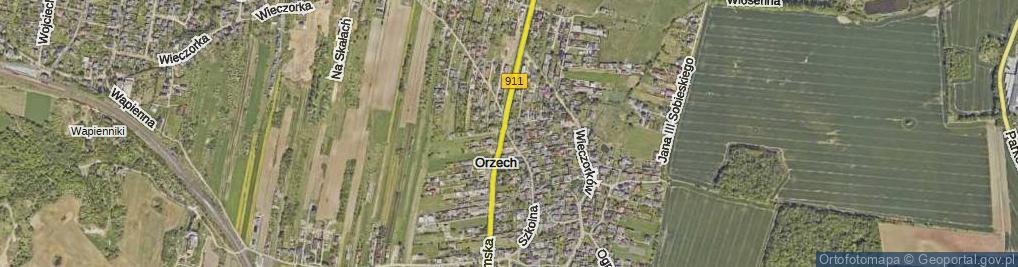 Zdjęcie satelitarne Szkolna ul.