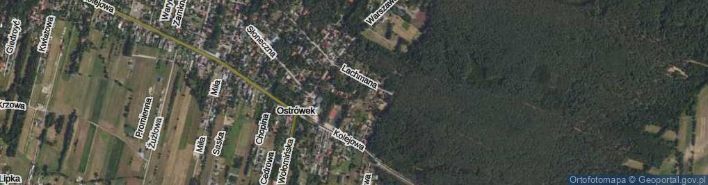 Zdjęcie satelitarne Szkolna ul.