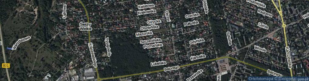 Zdjęcie satelitarne Szczecińska ul.