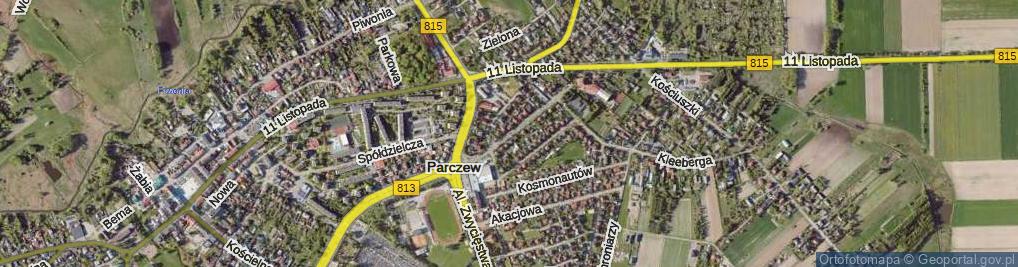 Zdjęcie satelitarne Szkolna ul.