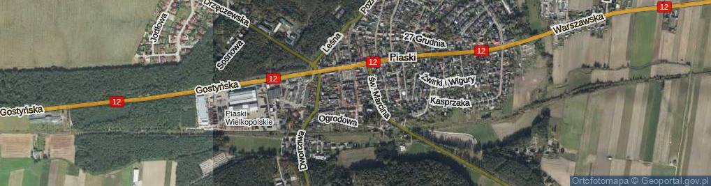 Zdjęcie satelitarne Szkolna ul.