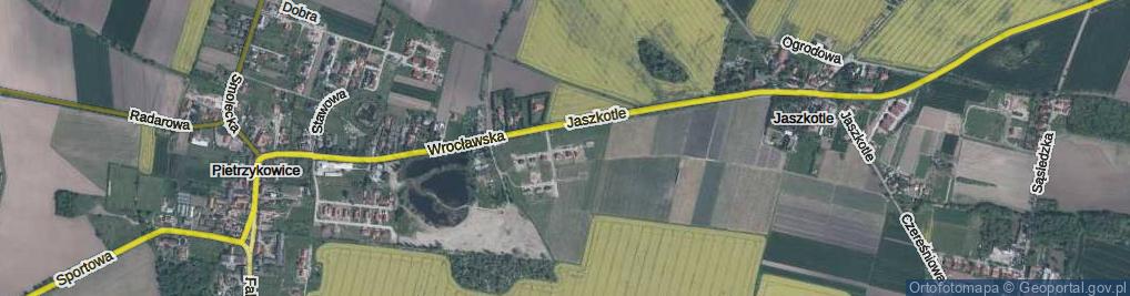 Zdjęcie satelitarne Szmaragdowa ul.