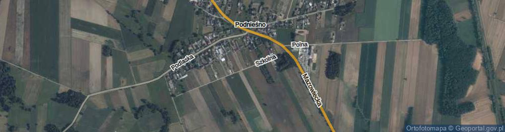 Zdjęcie satelitarne Szkolna ul.