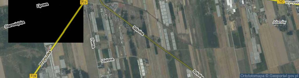 Zdjęcie satelitarne Szkolna ul.