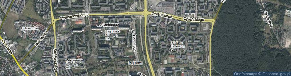 Zdjęcie satelitarne Szeligowskiego Tadeusza ul.
