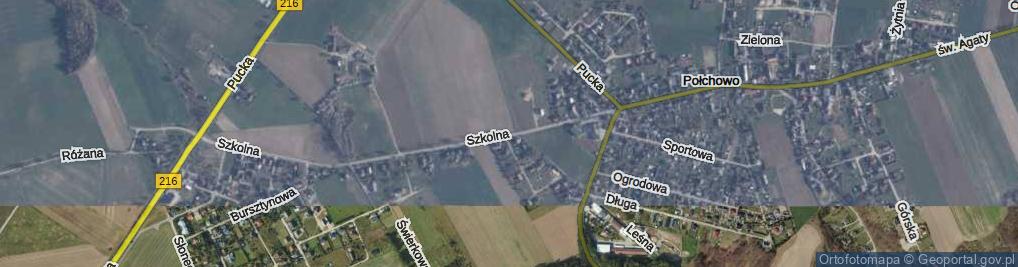 Zdjęcie satelitarne Szkolna ul.