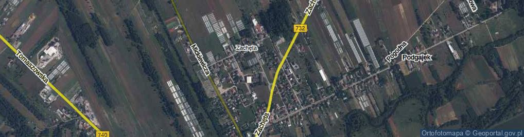 Zdjęcie satelitarne Szkolna ul.