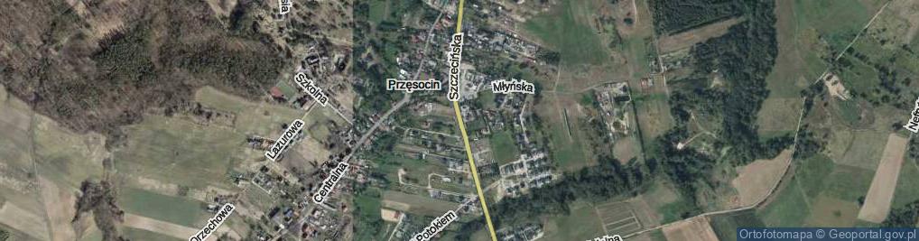 Zdjęcie satelitarne Szczecińska ul.