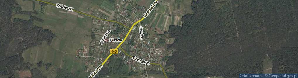 Zdjęcie satelitarne Szkolna ul.