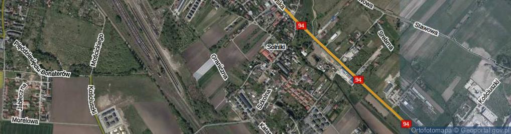 Zdjęcie satelitarne Szkolna ul.