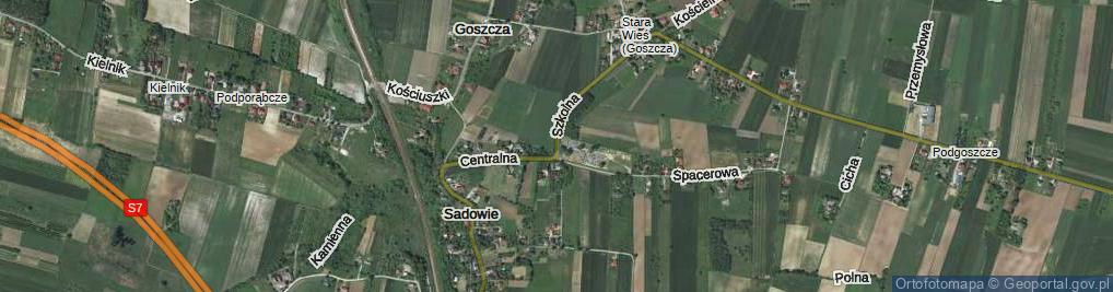 Zdjęcie satelitarne Szkolna ul.