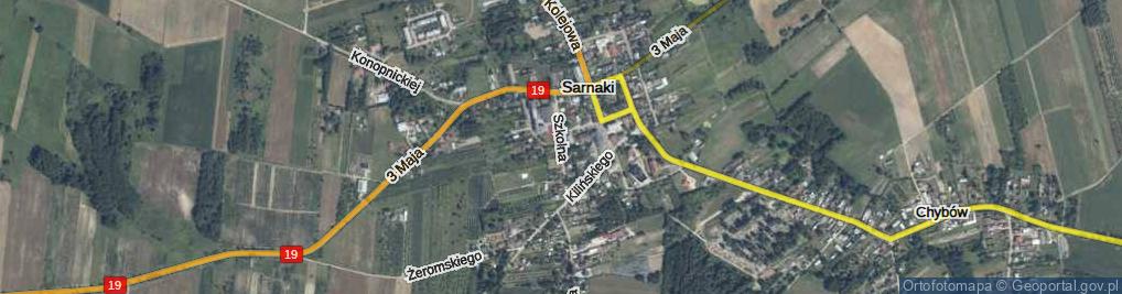 Zdjęcie satelitarne Szkolna ul.