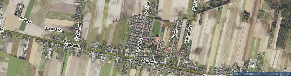 Zdjęcie satelitarne Szkolna ul.