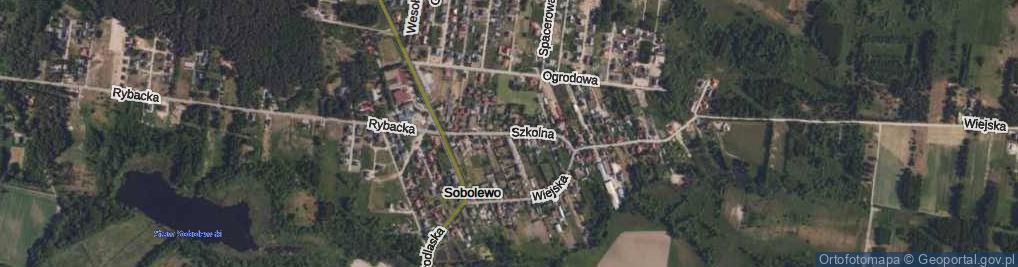 Zdjęcie satelitarne Szkolna ul.