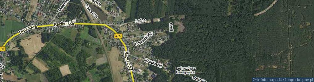 Zdjęcie satelitarne Szeli ul.