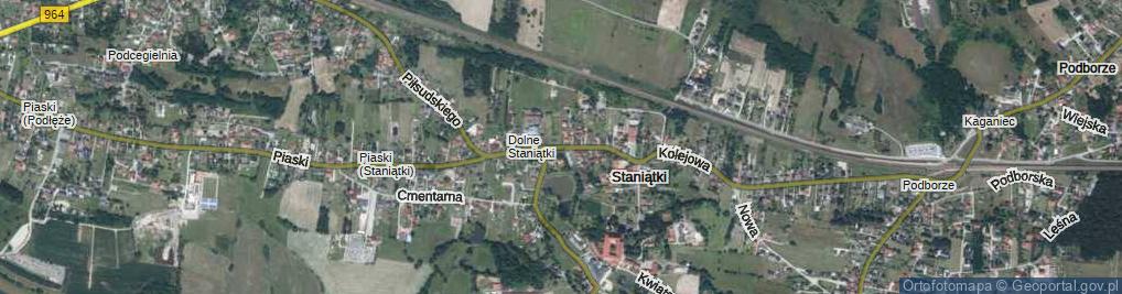 Zdjęcie satelitarne Szkolna ul.