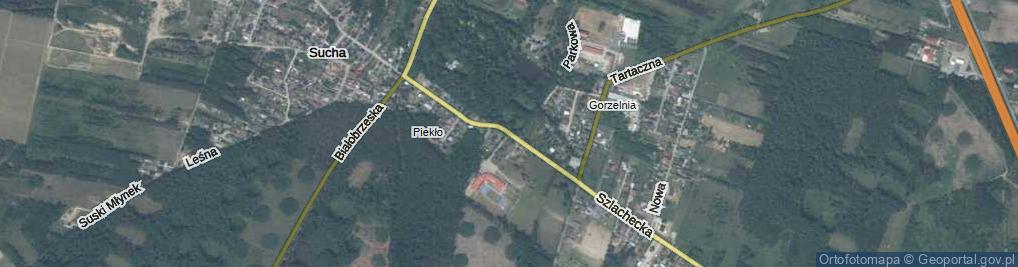 Zdjęcie satelitarne Szlachecka ul.