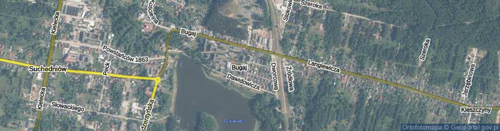 Zdjęcie satelitarne Szarych Szeregów ul.