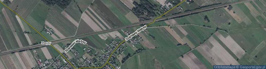 Zdjęcie satelitarne Szaniawy-Matysy ul.