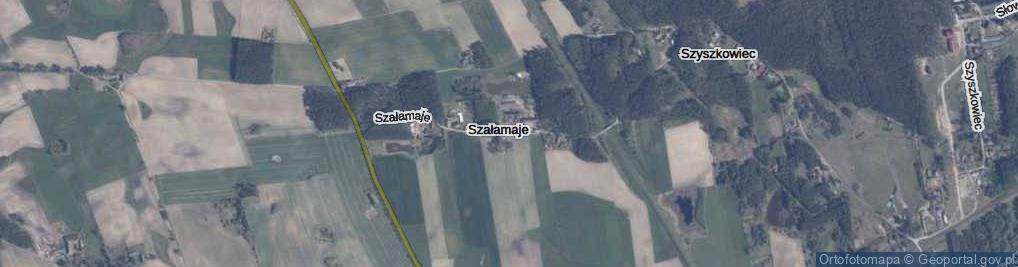 Zdjęcie satelitarne Szałamaje ul.