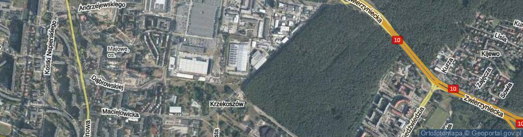 Zdjęcie satelitarne Szymborskiej Wisławy ul.