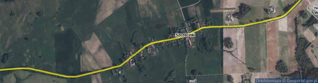 Zdjęcie satelitarne Szczecinki ul.