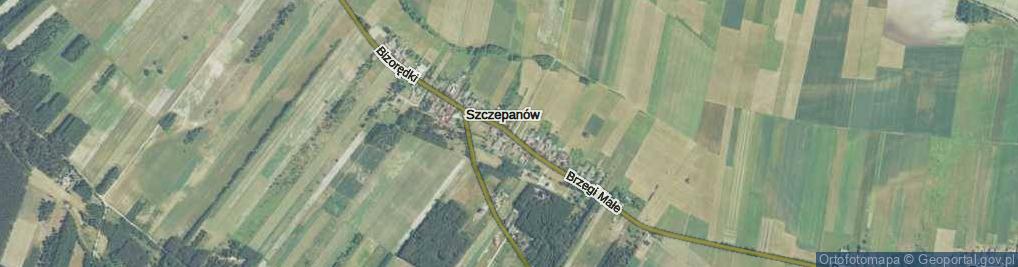 Zdjęcie satelitarne Szczepanów ul.