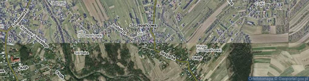 Zdjęcie satelitarne Szkolna ul.