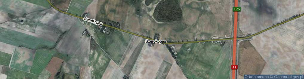 Zdjęcie satelitarne Szerokopas ul.