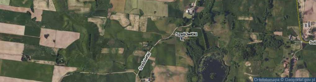 Zdjęcie satelitarne Sześciwłóki ul.