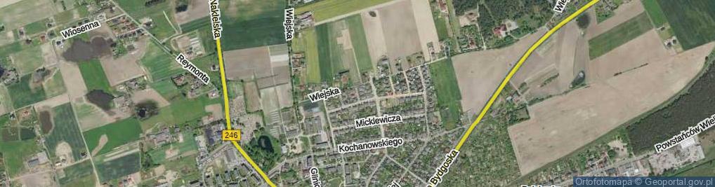 Zdjęcie satelitarne Szymborskiej Wisławy ul.