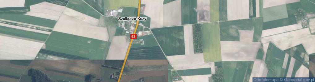 Zdjęcie satelitarne Szulborze-Kozy ul.