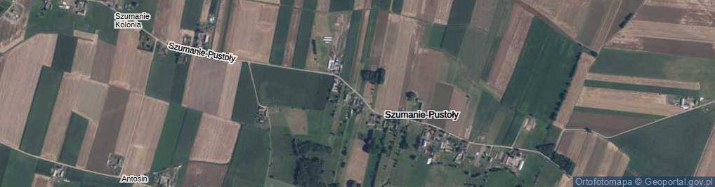 Zdjęcie satelitarne Szumanie-Pustoły ul.