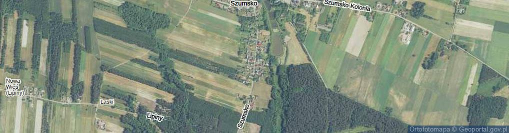 Zdjęcie satelitarne Szumsko ul.