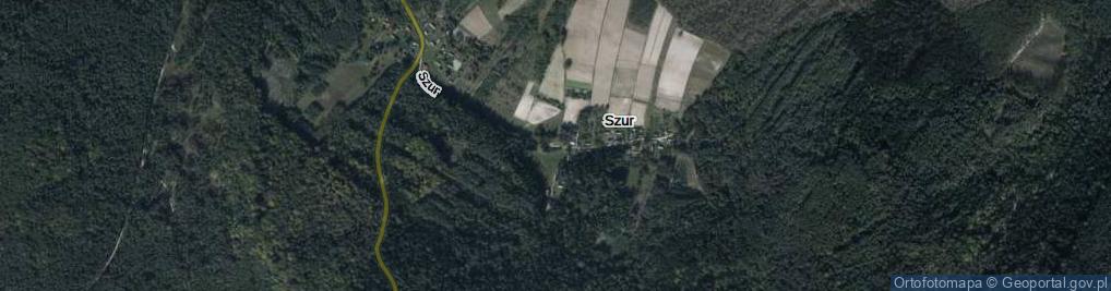 Zdjęcie satelitarne Szur ul.