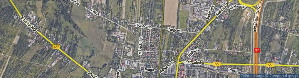 Zdjęcie satelitarne Szydłowieckiego Mikołaja ul.