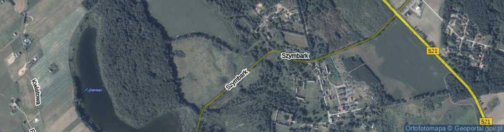 Zdjęcie satelitarne Szymbark ul.