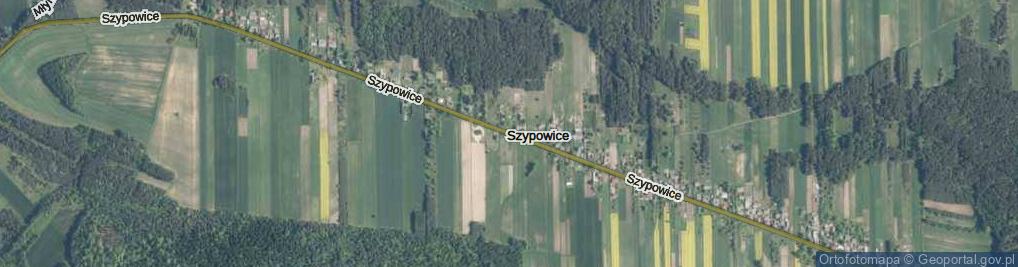 Zdjęcie satelitarne Szypowice ul.