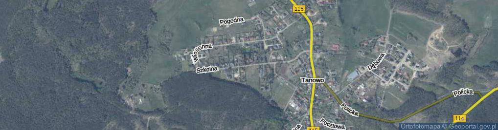 Zdjęcie satelitarne Szkolna ul.