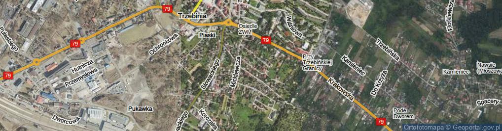 Zdjęcie satelitarne Szewska ul.