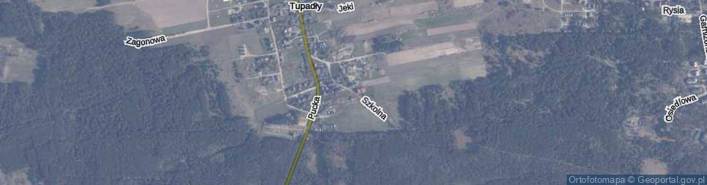 Zdjęcie satelitarne Szkolna ul.